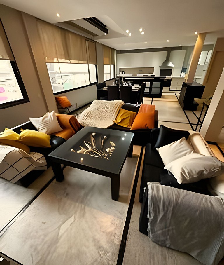 Piso completo Centrico-Terraza-Jacuzzi-AA