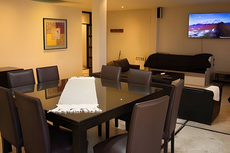 Piso completo Centrico-Terraza-Jacuzzi-AA